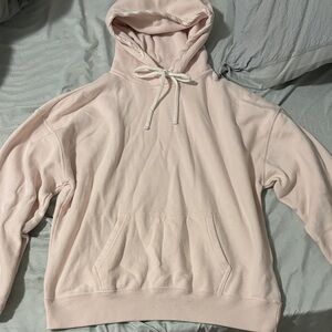 Hollister pale pink oversized hoodie(NWOT)